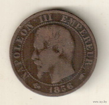 Франция 5 сантим 1856