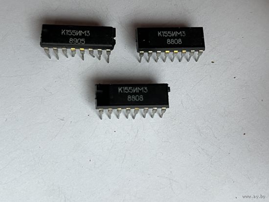 Микросхема К155ИМ3 (3шт.)