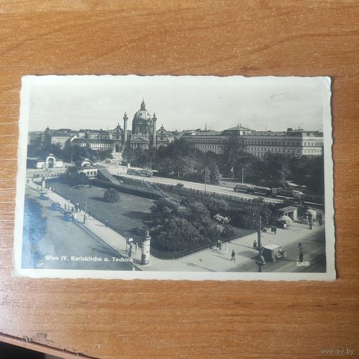 Открытка Вена. Кирха Карла