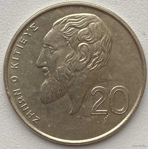 Кипр 20 центов 1992 г.