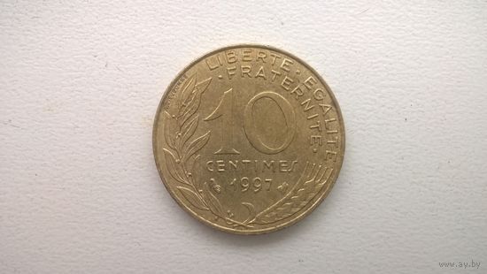 Франция 10 сантимов, 1997г. (D-84)