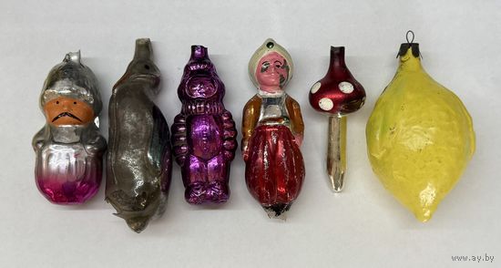 Елочные игрушки СССР под реставрацию