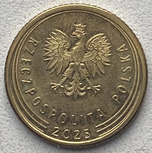 Польша 1 грош 2025 г.