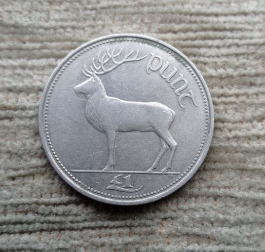 Werty71 Ирландия 1 фунт 1990 Олень