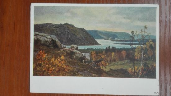 Соцреализм 1954. Гвоздев. На Ангаре