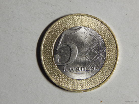 Ангола 5 кванза 2012г UNC