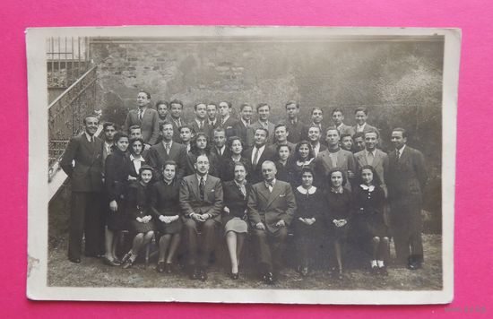 Фото большое "Поляки", 1940-1941 гг (17*11 см)