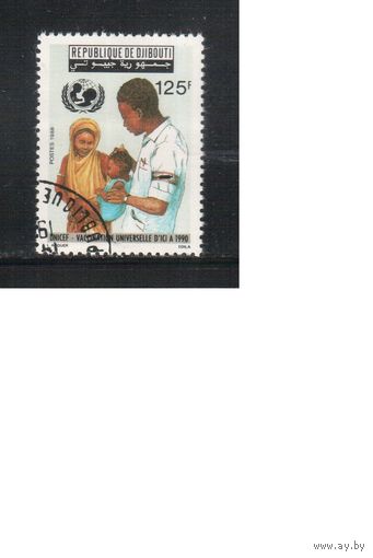 Джибути-1988 (Мих.508) гаш.  , Медицина (одиночка)