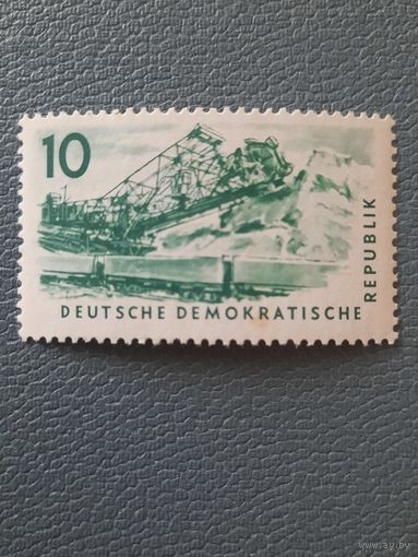 ГДР 1957. Добыча полезных ископаемых