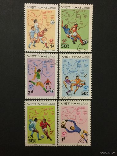 Чемпионат мира по футболу в Испании. Вьетнам,1982, серия 6 марок