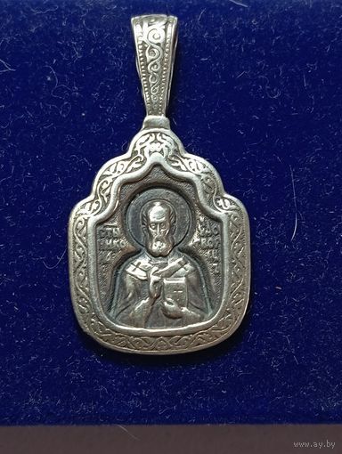 Серебряный образок,  925 проба .