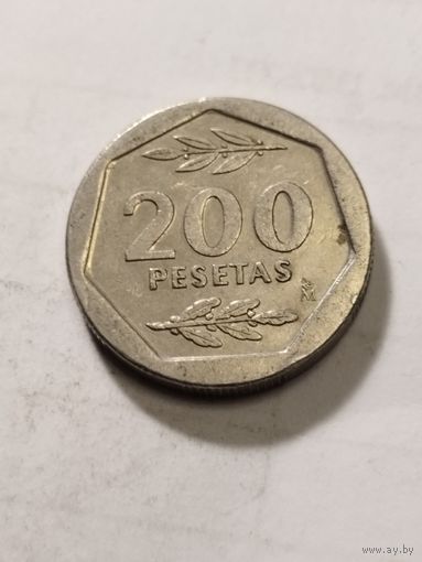 Испания 200 песет 1986