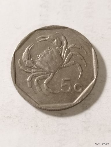 Мальта 5 центов 1991