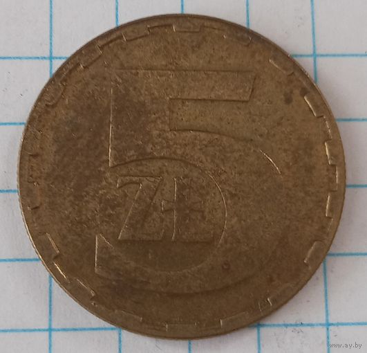 5 злотых 1987 Польша