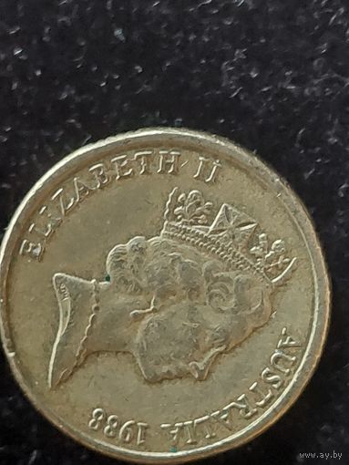 2 доллара австралия 1988