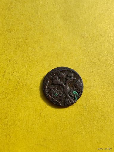 Полушка 1720 года НД, Год арабский. Медь. Гурт гладкий, СМОТРИТЕ ДР. МОИ ЛОТЫ.