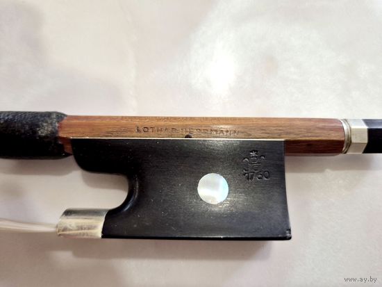 Профессиональный скрипичный смычок Lothar Hermann в серебре