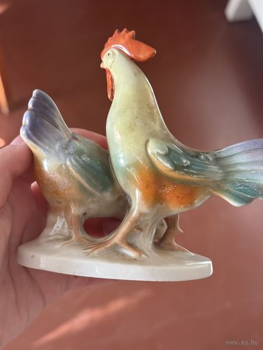 Петух и курочка фарфор,Германия