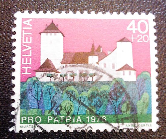 Замок Муртен. Кантон Фрибург. Швейцария. Дата выпуска:1976-05-28