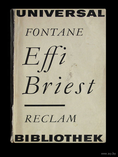 Fontane Effi Briest.