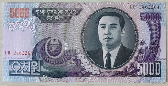 Северная Корея 5000 вон 2006