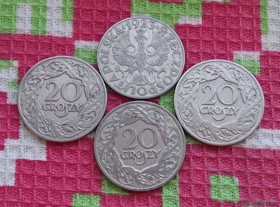 Польша 20 грошей 1923 года