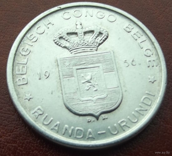 Бельгийское Конго. 5 франков 1956