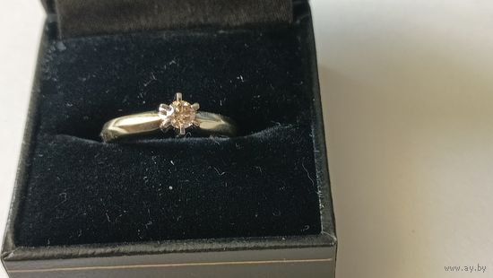 Кольцо золото 585 пробы бр 0,25 карат.3,62 гр.