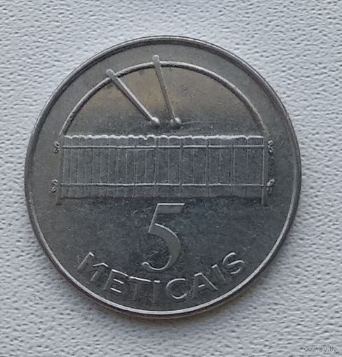 Мозамбик 5 метикалов, 2006 7-14-24