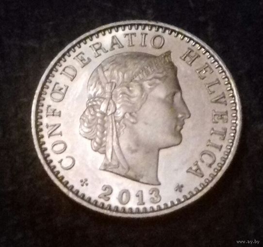 20 раппен, Швейцария 2013 г.