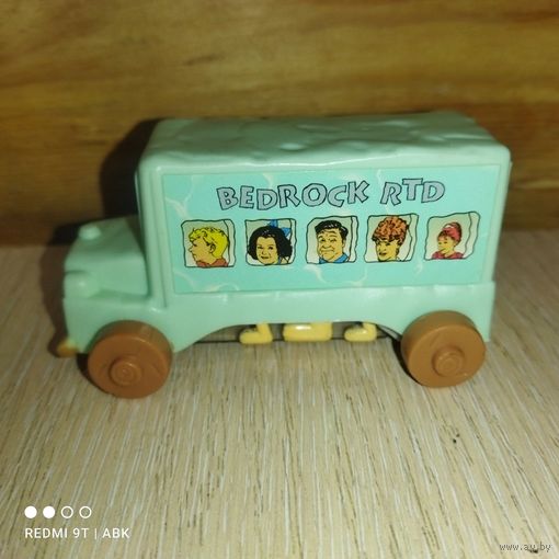 Коллекционная игрушка автобус "Флинстоуны".