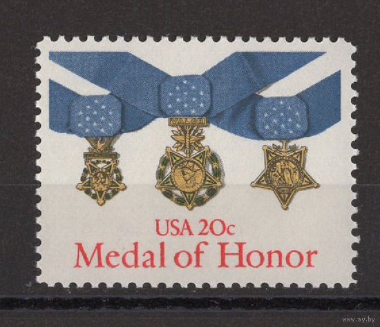 США /United States 1983** Медаль Почёта Mi#1633