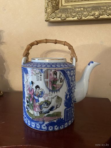 Чайник Заварочный Гейши фарфор Япония винтаж