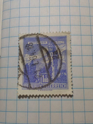 Марка Австрия 1960