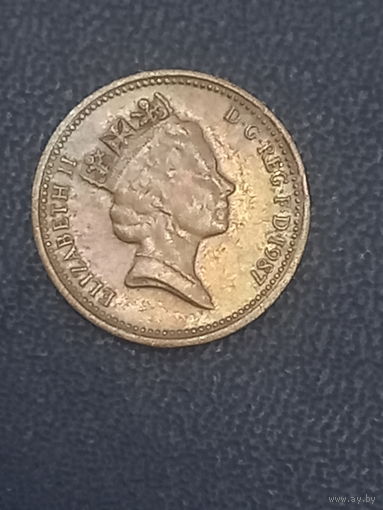 Британия 1 пенни 1987г.