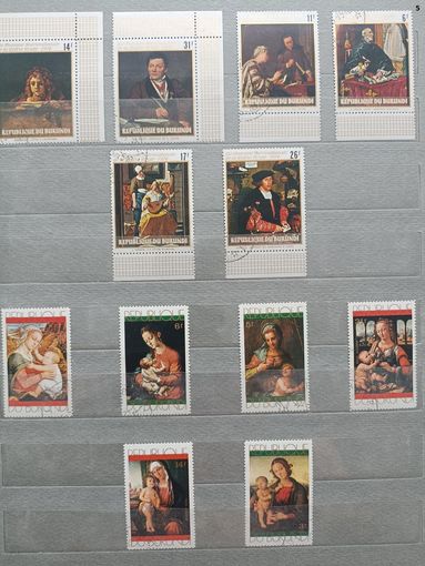 Марки, искусство.