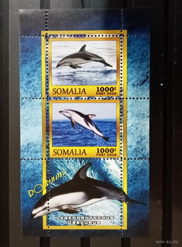 Блок рыбы фауна морская жизнь  MNH