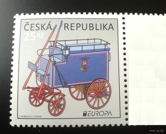 2013. Чехия. EUROPA Европа - Почтовые повозки . MNH ** транспорт