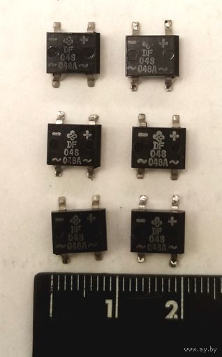 Диодный мост DF04S. SMD. 400В 1А.