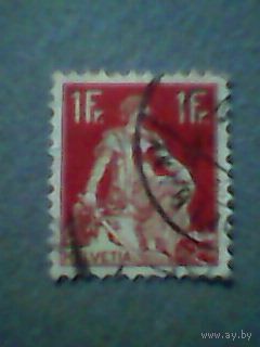 Швейцария. Гельвеция. 1908г. гашеная