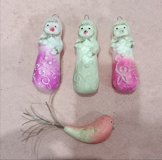 Ёлочные игрушки из пенопласта