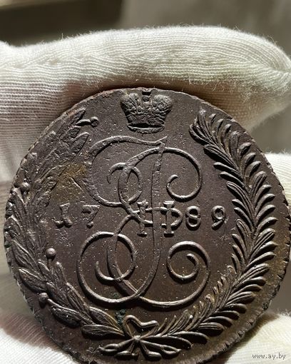 5 копеек 1789 АМ без МЦ.Кладовая.Состояние!!