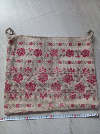 Сумка старинная вышитая,  торба