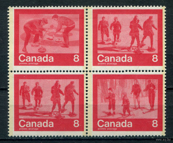 Канада - 1974г. - Летние Олимпийские игры - 4 марки - кварт - полная серия, MNH [Mi 570-573]. #3-WB-74-KB-1