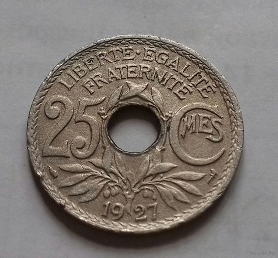 25 сантим, Франция 1927 г.