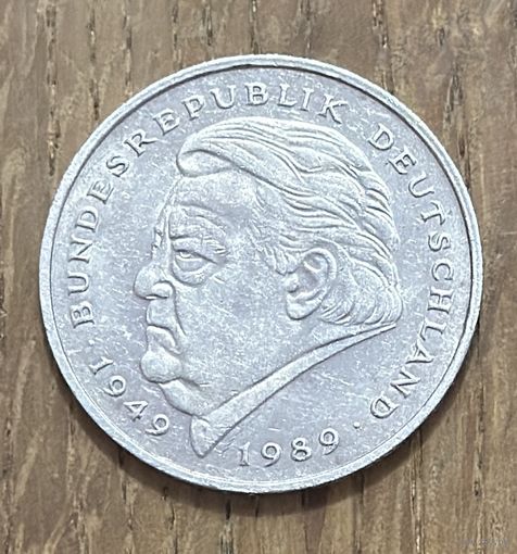2 Марки Германия (ФРГ)1990г.F