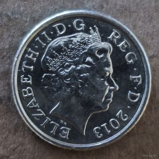Великобритания 5 пенсов, 2013 г., КМ# 1109d