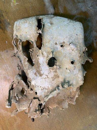 Котелок армейский Вермахт остатки полный расколбас