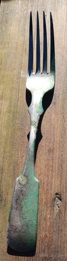 Вилка серебро 84