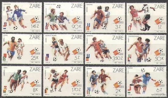 1982 Заир 759-770 Чемпионат мира по футболу 1982 года в Испании 13,00 евро
